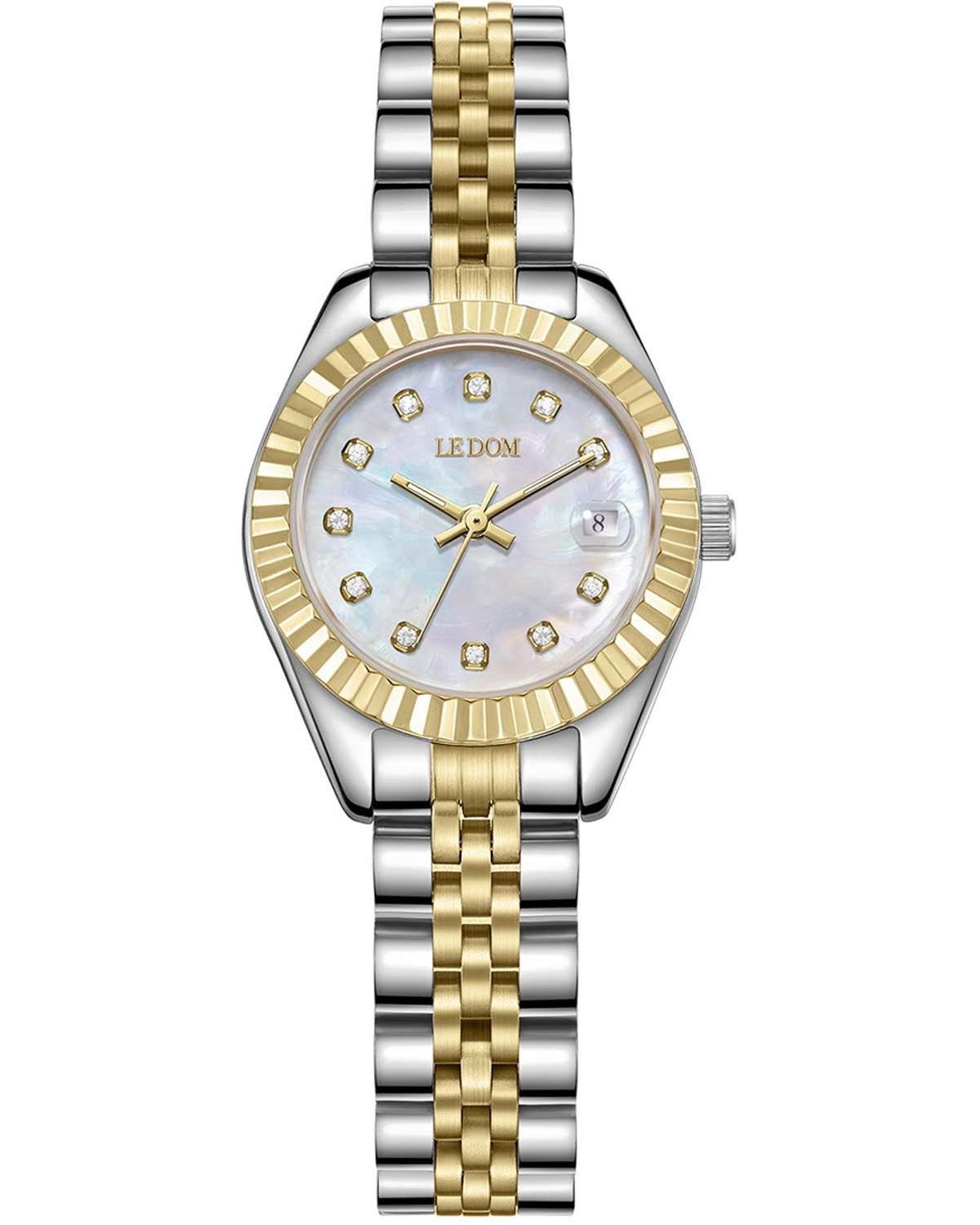  LE DOM Miracle Crystals - LD.1500-1, Gold case with Stainless Steel Bracelet 2025