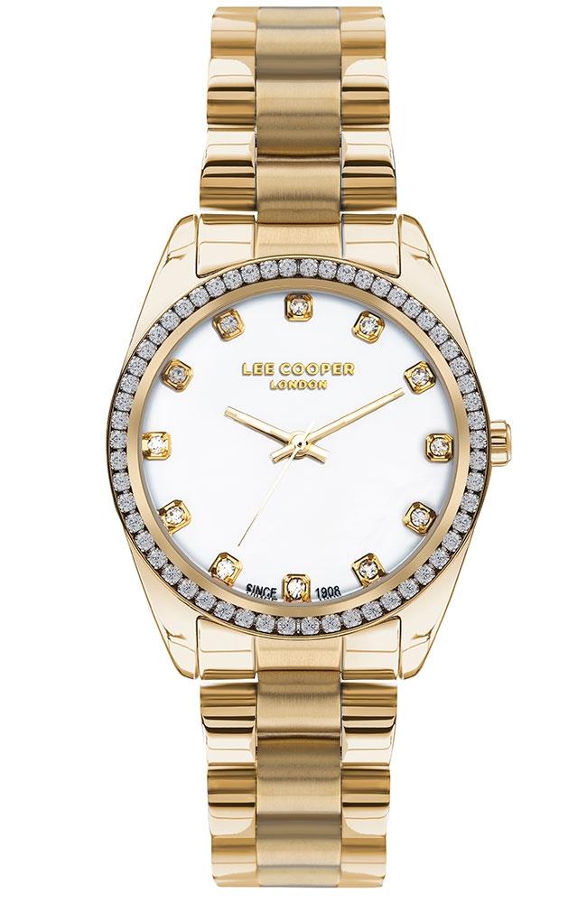  LEE COOPER Crystals Ladies - LC07478.220, Gold case with Stainless Steel Bracelet 2025