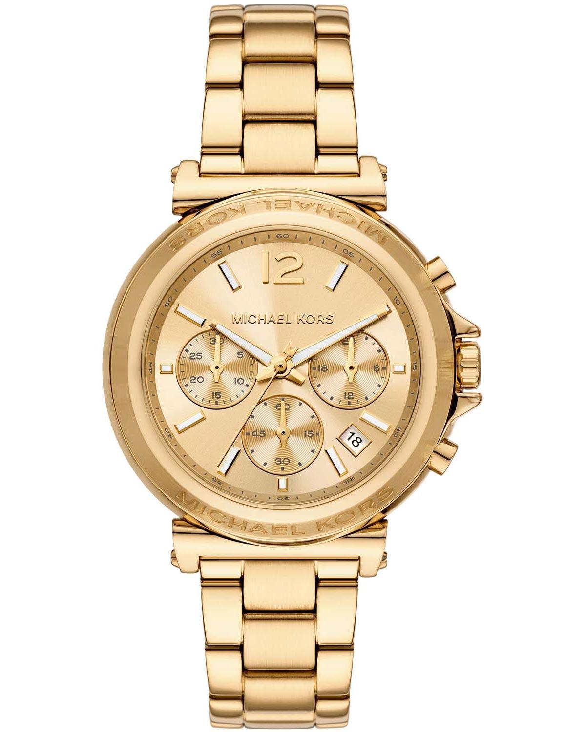  MICHAEL KORS Maren Chronograph - MK7493, Gold case with Stainless Steel Bracelet 2025