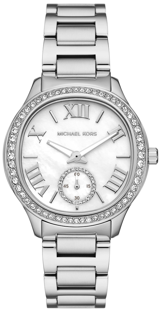  MICHAEL KORS Sage Crystals - MK4807, Silver case with Stainless Steel Bracelet 2025