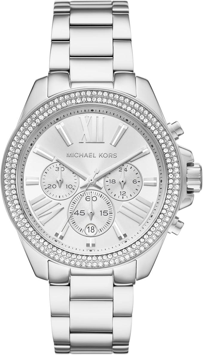  MICHAEL KORS Wren Chronograph - MK7429, Silver case with Stainless Steel Bracelet 2025