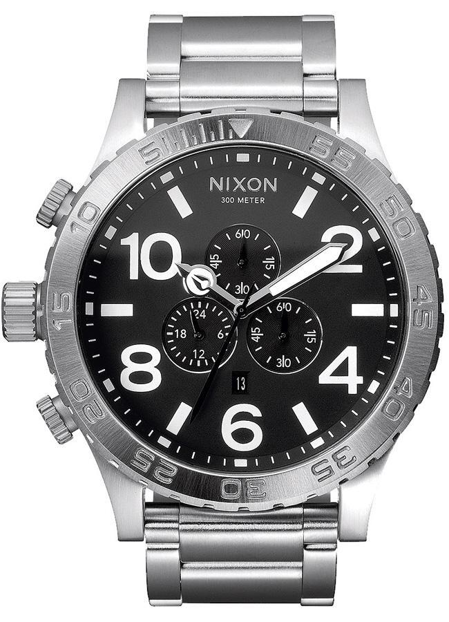 NIXON 5130 Chrono A08300000 , Silver case with Stainless Steel Bracelet