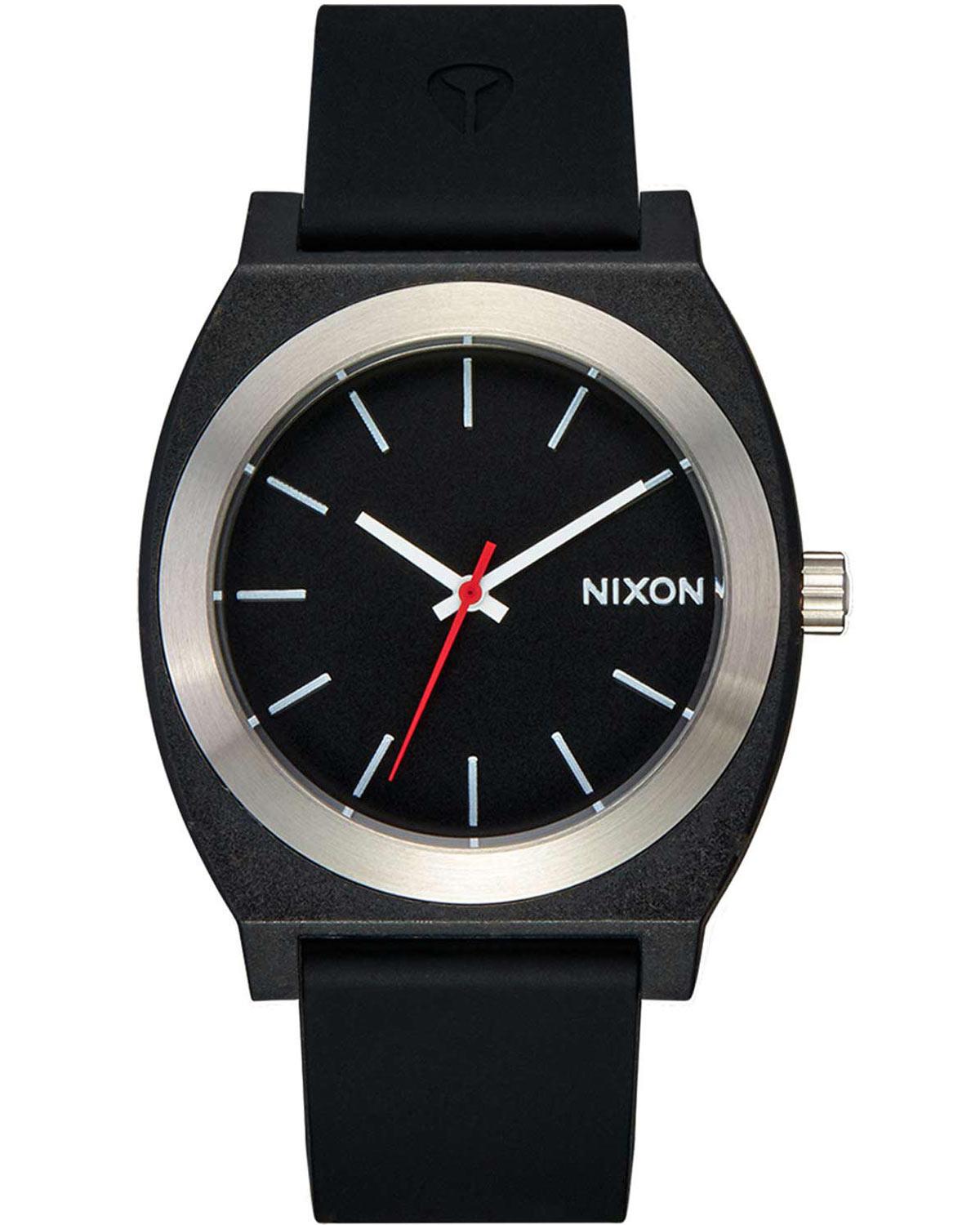 Nixon NIXON Time Teller OPP - A1361-000-00 , Black case with Black Rubber Strap