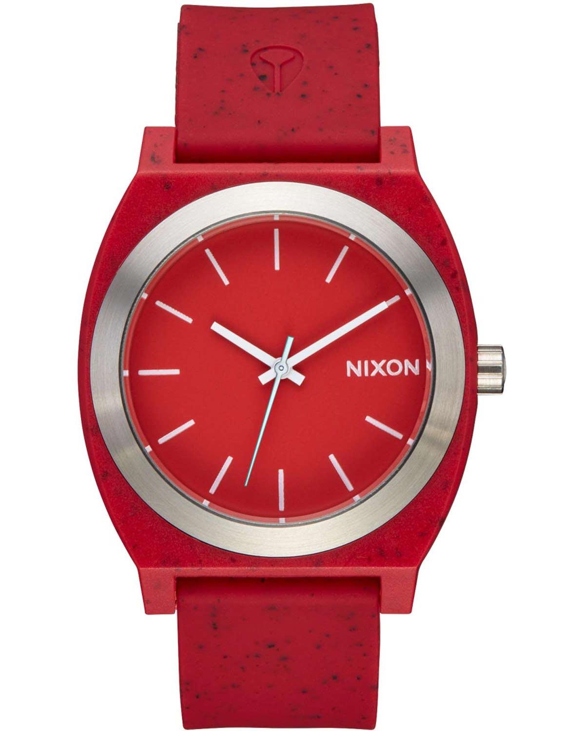 Nixon NIXON Time Teller OPP - A1361-200-00 , Red case with Red Rubber Strap