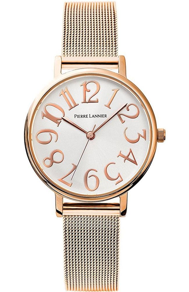 PIERRE LANNIER Ladies - 091L928, Rose Gold case with Stainless Steel Bracelet φωτογραφία