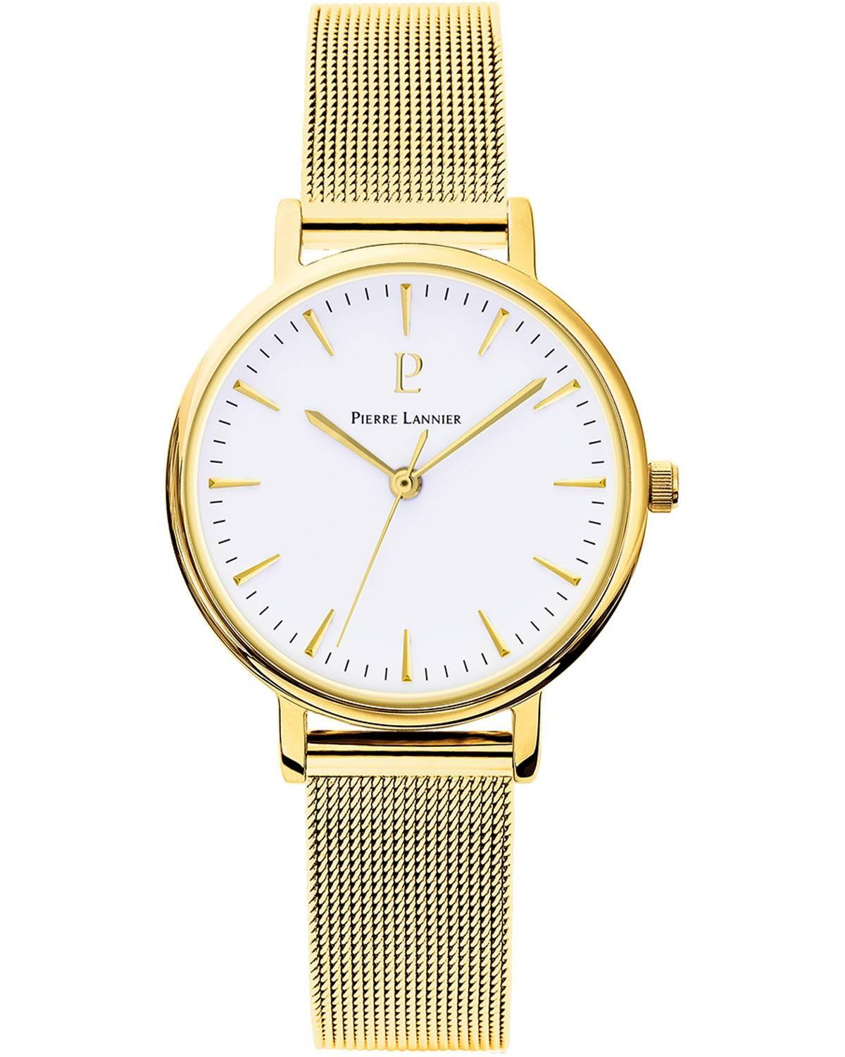  PIERRE LANNIER Ladies - 093L508, Gold case with Stainless Steel Bracelet 2025