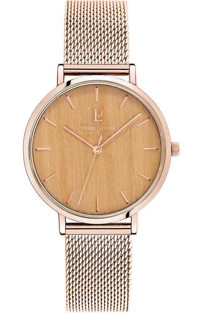  PIERRE LANNIER Nature - 018P989 Rose Gold case with Stainless Steel Bracelet 2025