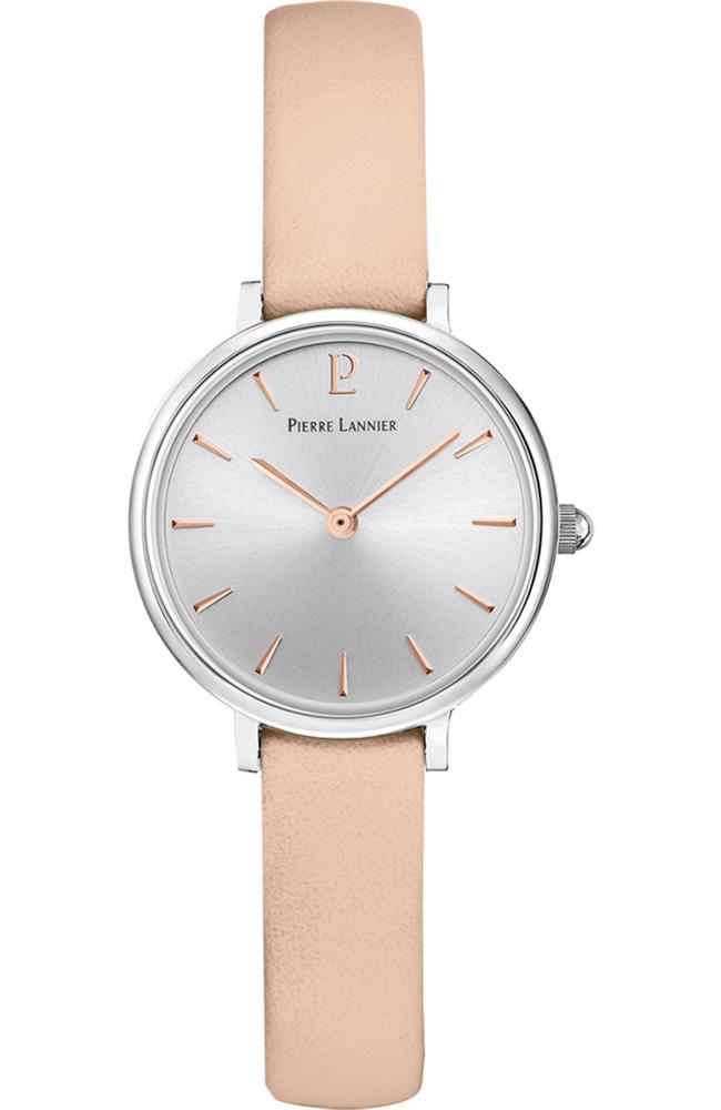  PIERRE LANNIER Nova - 013N625, Silver case with Pink Leather strap 2025