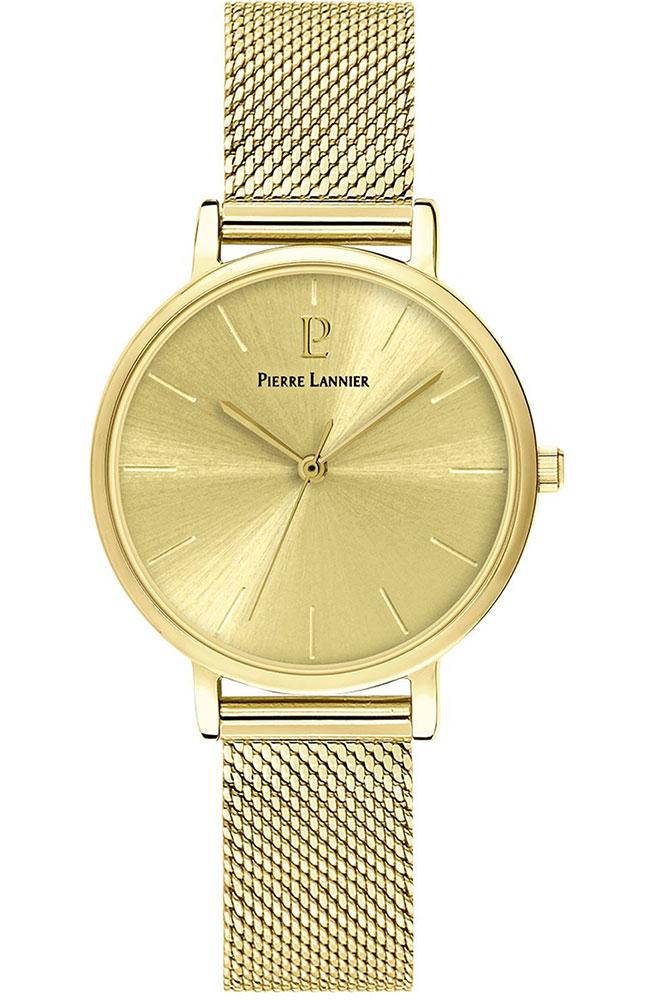 PIERRE LANNIER Symphony - 088F542 Gold case with Stainless Steel Bracelet φωτογραφία