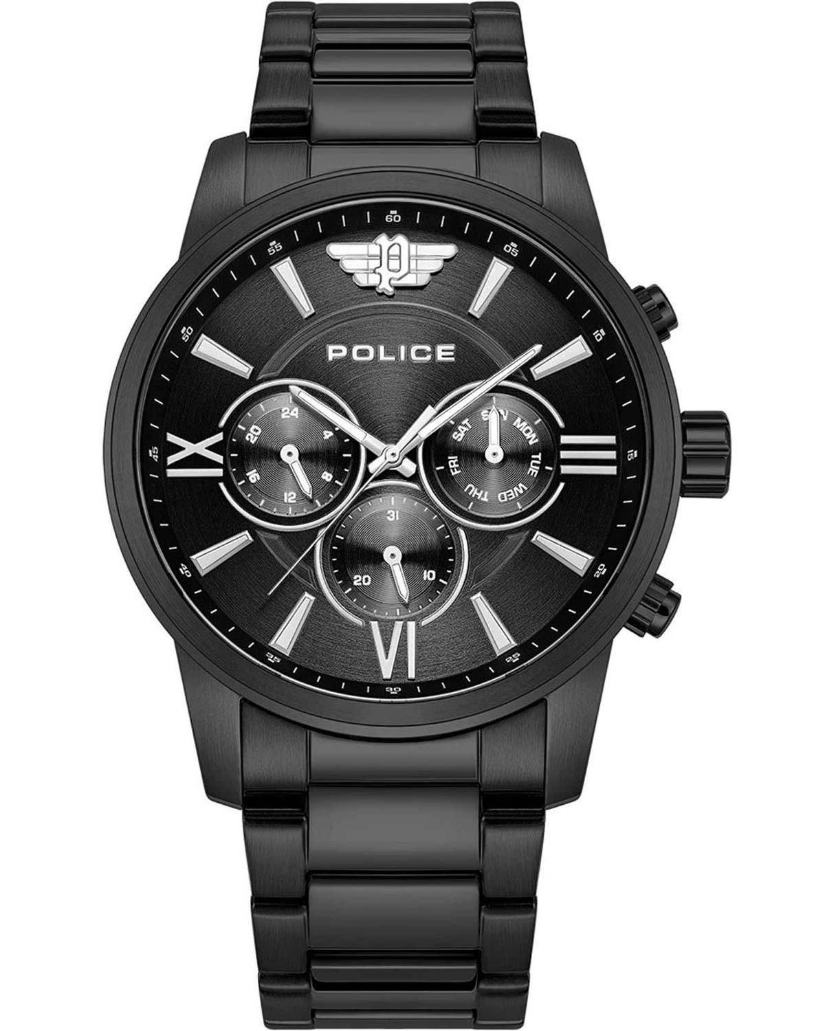 Police POLICE Avondale - PEWJK0004406, Black case with Stainless Steel Bracelet