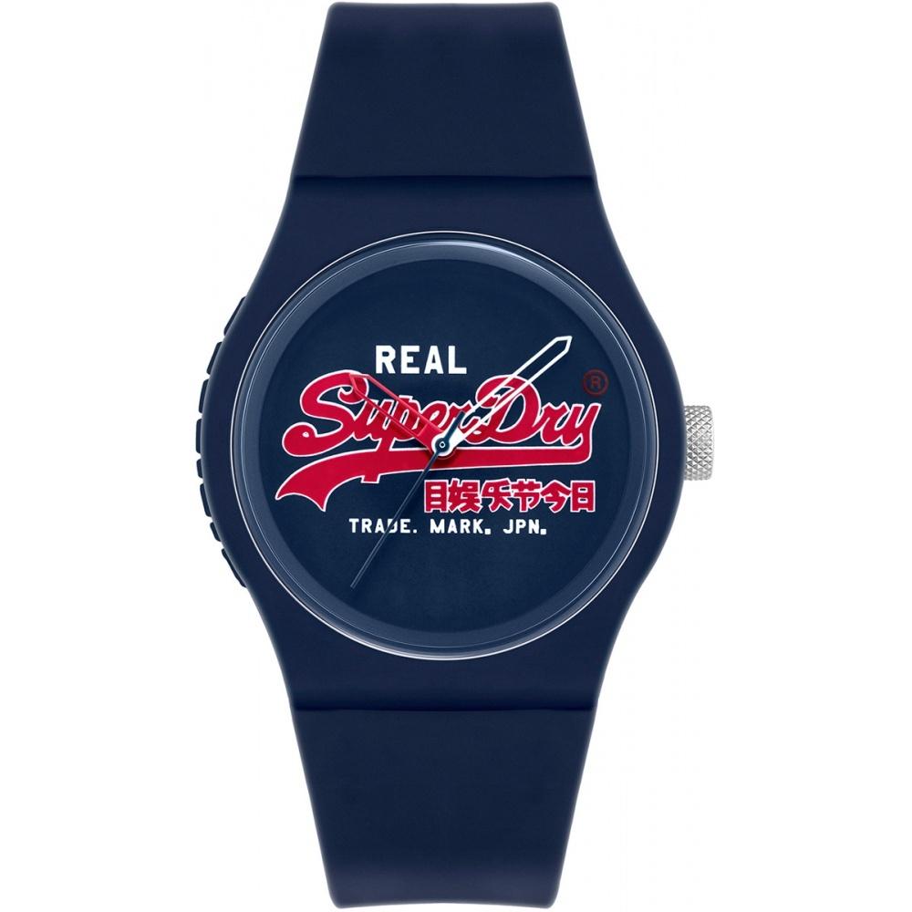 Superdry SUPERDRY Urban Original - SYG280UR, Blue case with Blue Rubber Strap