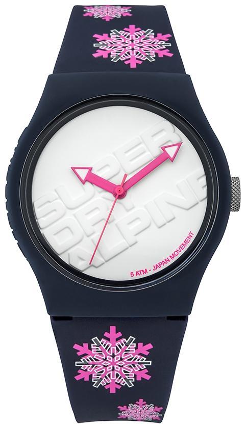 Superdry SUPERDRY Urban - SYG165UP Blue case, with Blue Rubber Strap