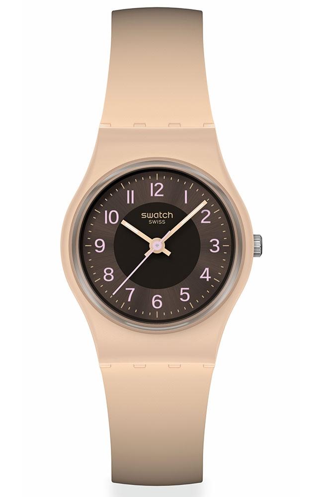 Swatch SWATCH Espresso Charm - LT104, Beige case with Beige Rubber Strap
