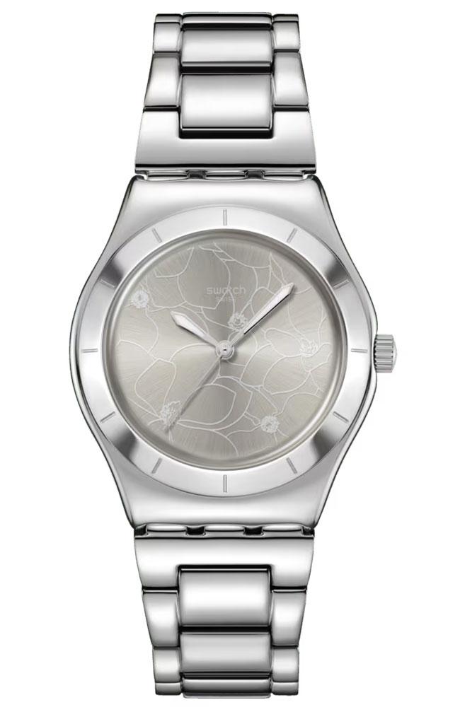  SWATCH Petal Bliss - YLS237G, Silver case with Stainless Steel Bracelet 2025