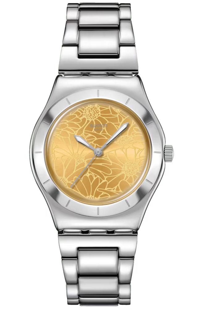  SWATCH Petal Swirl - YLS236G, Silver case with Stainless Steel Bracelet 2025