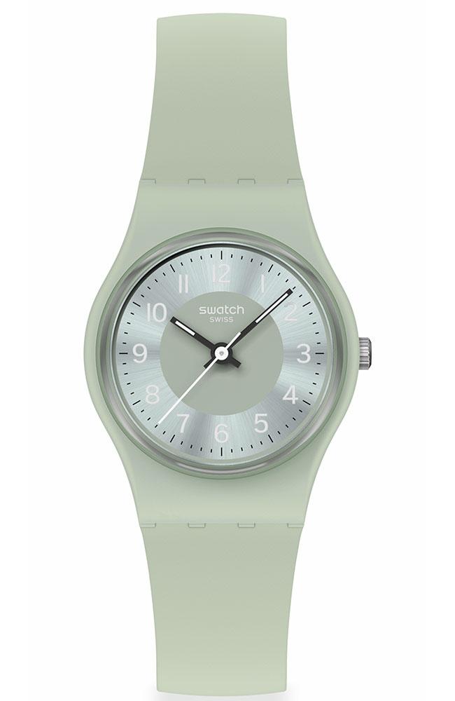  SWATCH Serenity Of Sage - LG131, Light Green case with Light Green Rubber Strap 2025