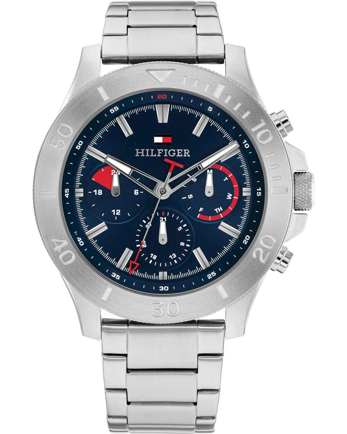 Tommy Hilfiger TOMMY HILFIGER Sport - 1792113, Silver case with Stainless Steel Bracelet