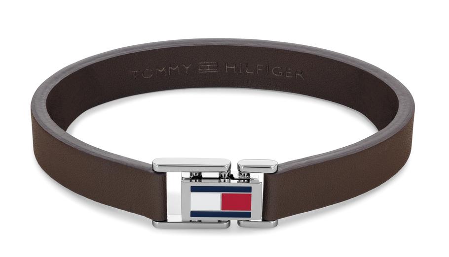 Tommy Hilfiger Jewellery TOMMY HILFIGER Βραχιόλι από ανοξείδωτο ατσάλι & δέρμα Brown 2790430