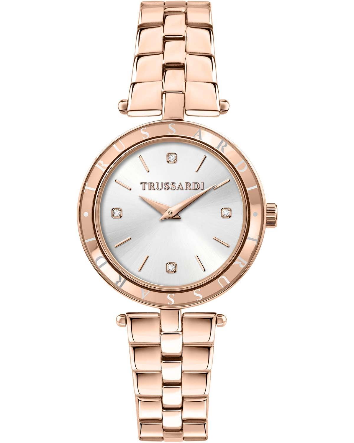  TRUSSARDI T-Shiny Crystals - R2453145512, Rose Gold case with Stainless Steel Bracelet 2025