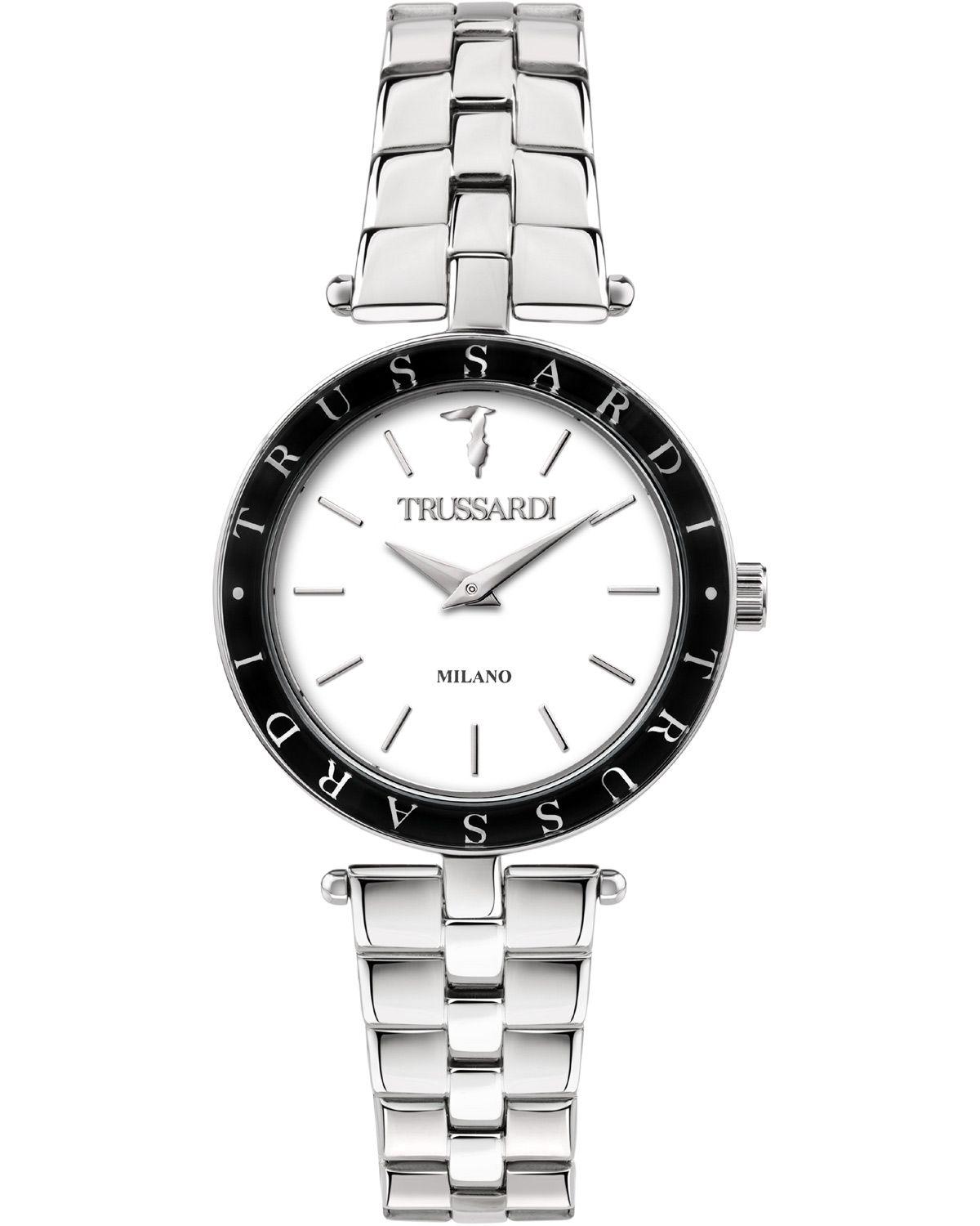  TRUSSARDI T-Shiny - R2453145504, Silver case with Stainless Steel Bracelet 2025