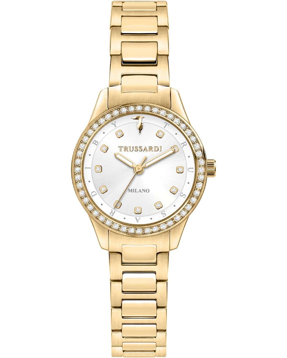  TRUSSARDI T-Sky Crystals - R2453151504, Gold case with Stainless Steel Bracelet 2025