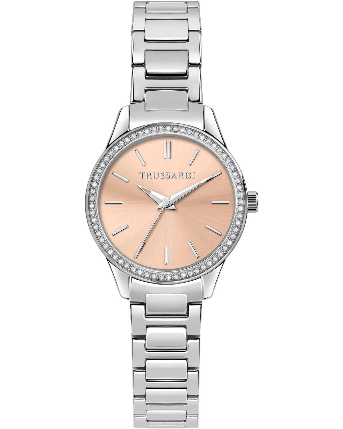  TRUSSARDI T-Sky Crystals - R2453151521, Silver case with Stainless Steel Bracelet 2025