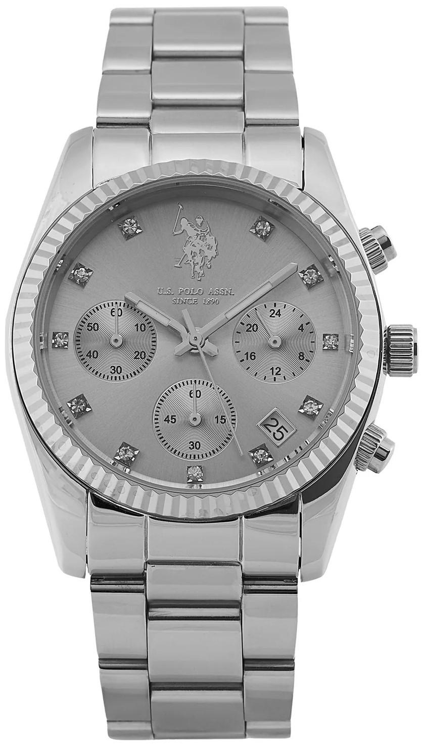  U.S. POLO Amelie Crystals - USP8319ST , Silver case with Stainless Steel Bracelet 2025