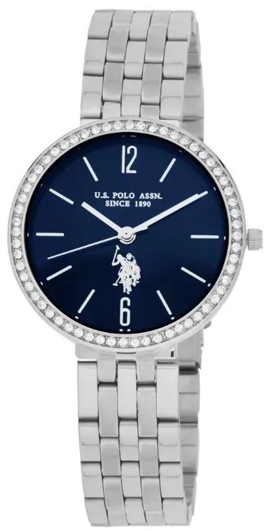  U.S. POLO Ladie's Crystals - USP8275BL, Silver case with Stainless Steel Bracelet 2025