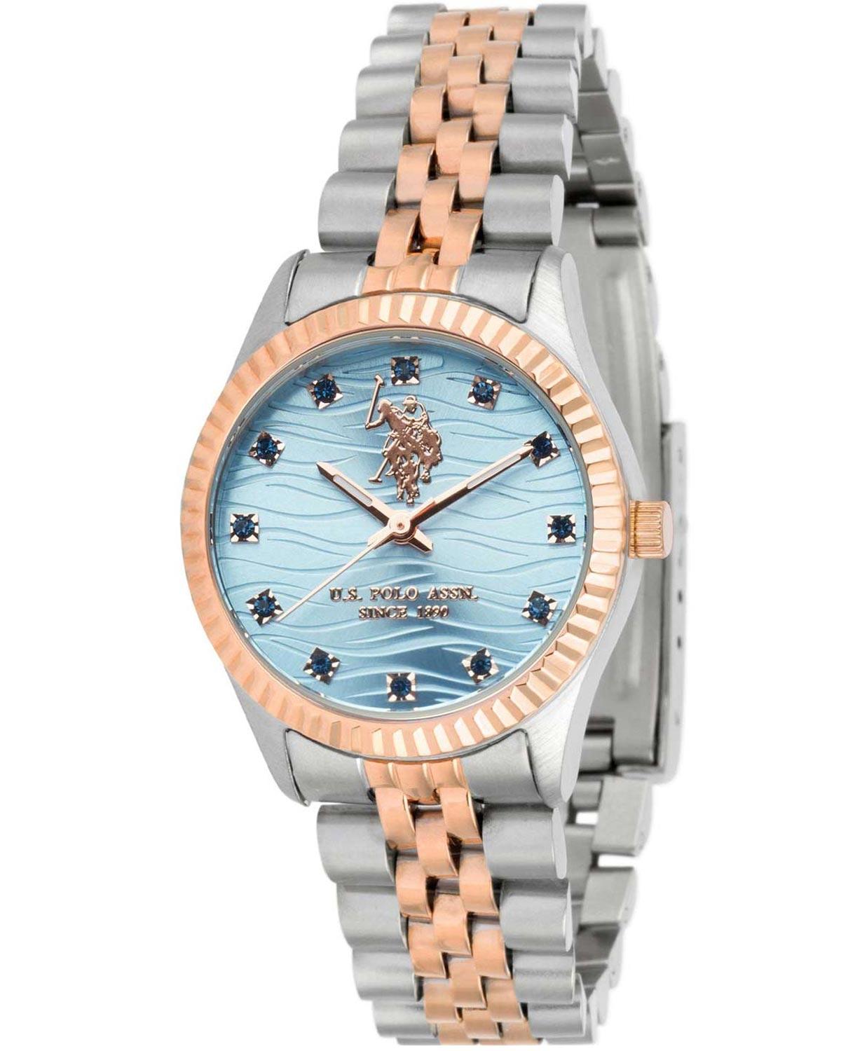  U.S. POLO Azure Crystals - USP8232BL, Silver case with Stainless Steel Bracelet 2025