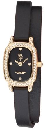  U.S. POLO Bridget - USP8253BK, Gold case with Black Leather Strap 2025