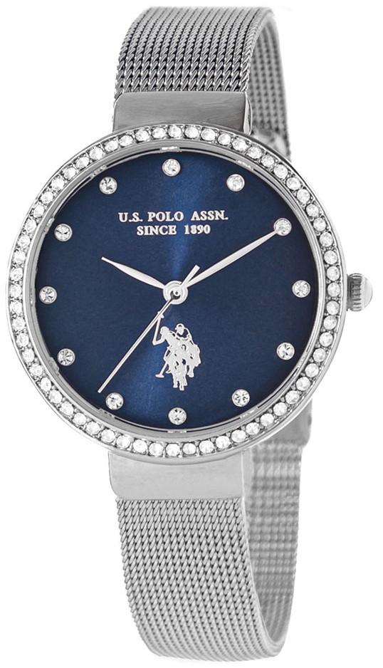  U.S. POLO Camille Crystal - USP8108BL , Silver case with Stainless Steel Bracelet 2025