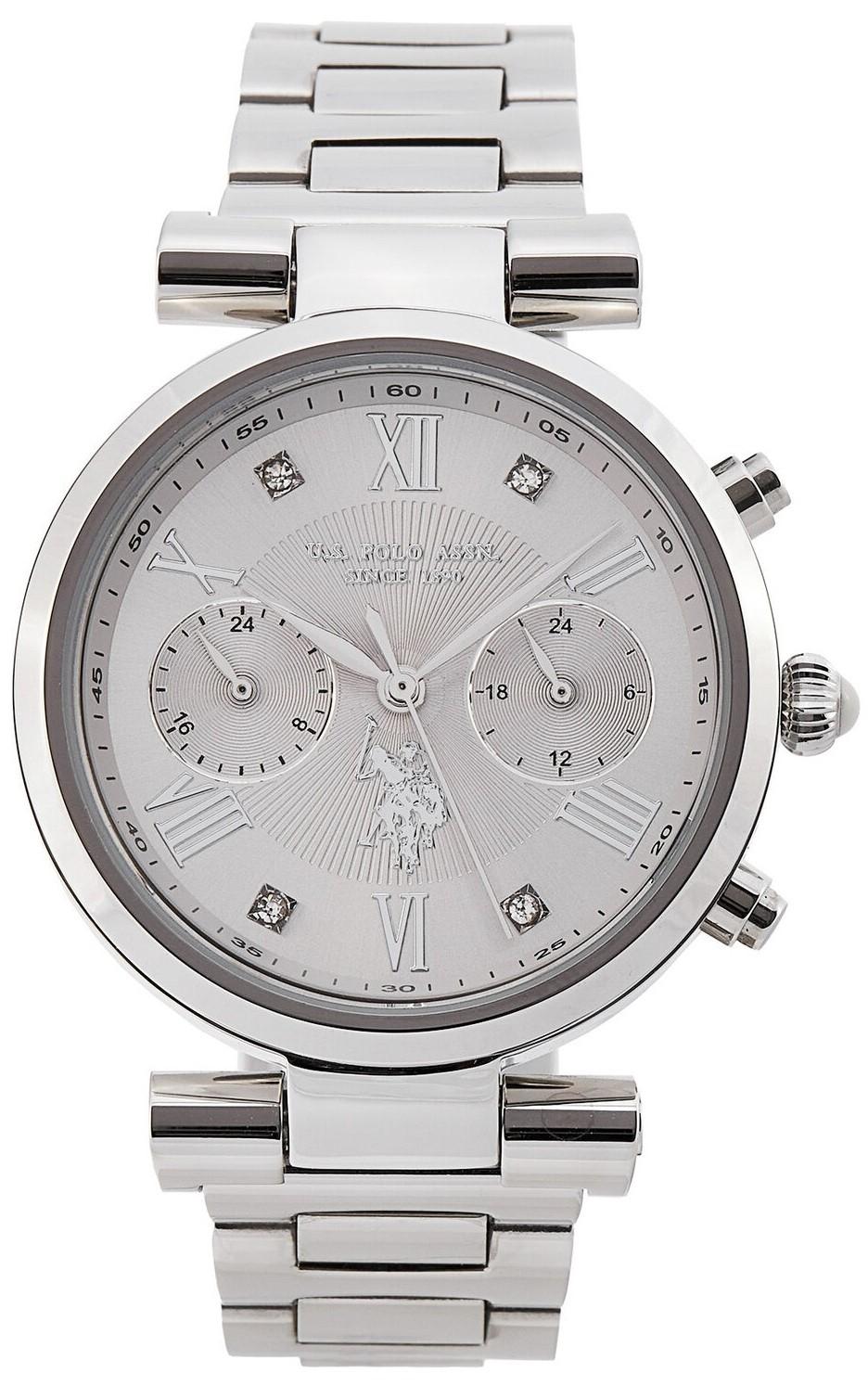  U.S. POLO Ladie's Crystals - USP8310ST, Silver case with Stainless Steel Bracelet 2025