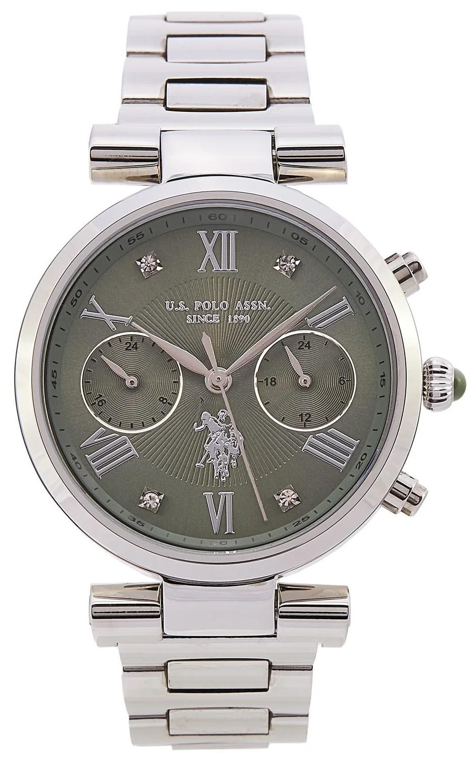  U.S. POLO Ladie's Crystals - USP8314GR, Silver case with Stainless Steel Bracelet 2025