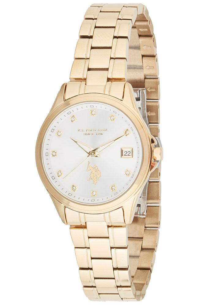  U.S. POLO Louise Crystals - USP8341YG, Gold case with Stainless Steel Bracelet 2025