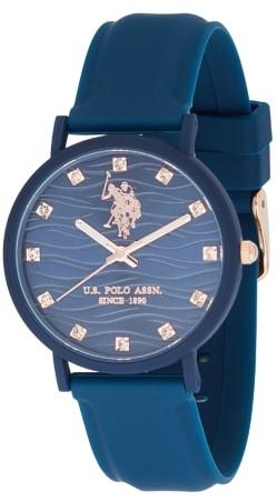  U.S. POLO Lucy Crystal - USP8267BL, Blue case with Blue Rubber Strap 2025