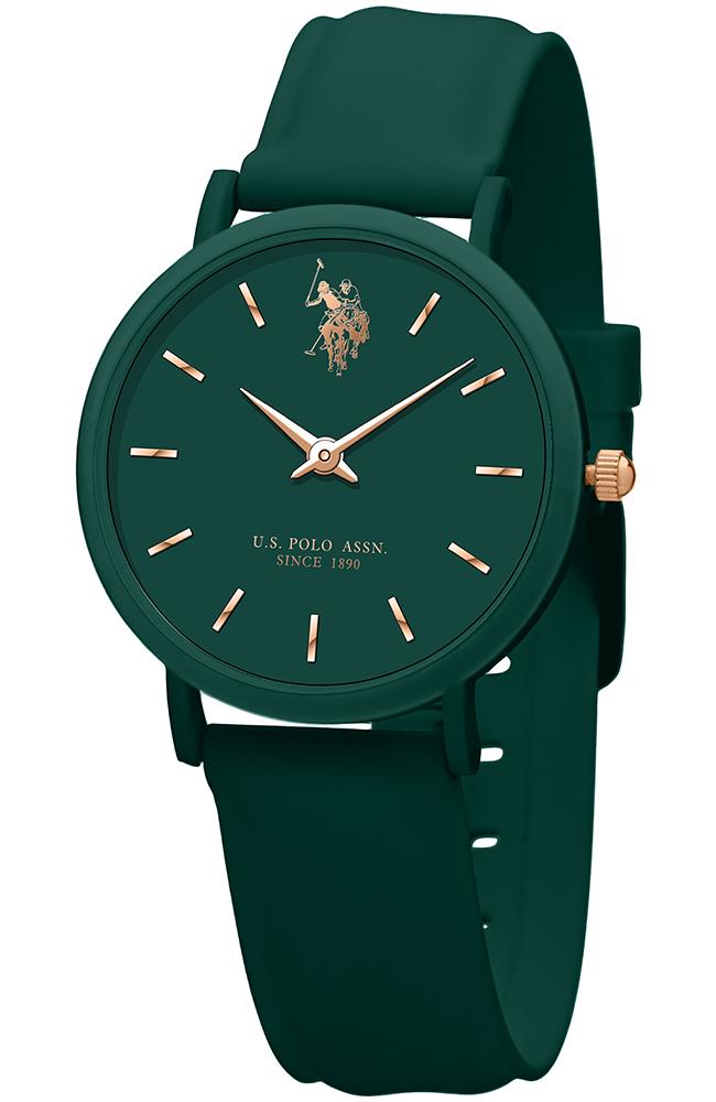  U.S. POLO Lucy - USP8161GR, Green case with Green Rubber Strap 2025