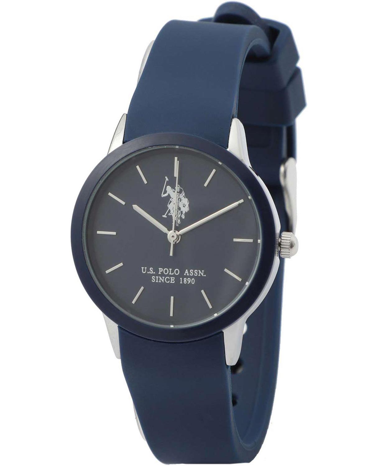  U.S. POLO Skyler - USP8152BL, Silver case with Blue Rubber Strap 2025