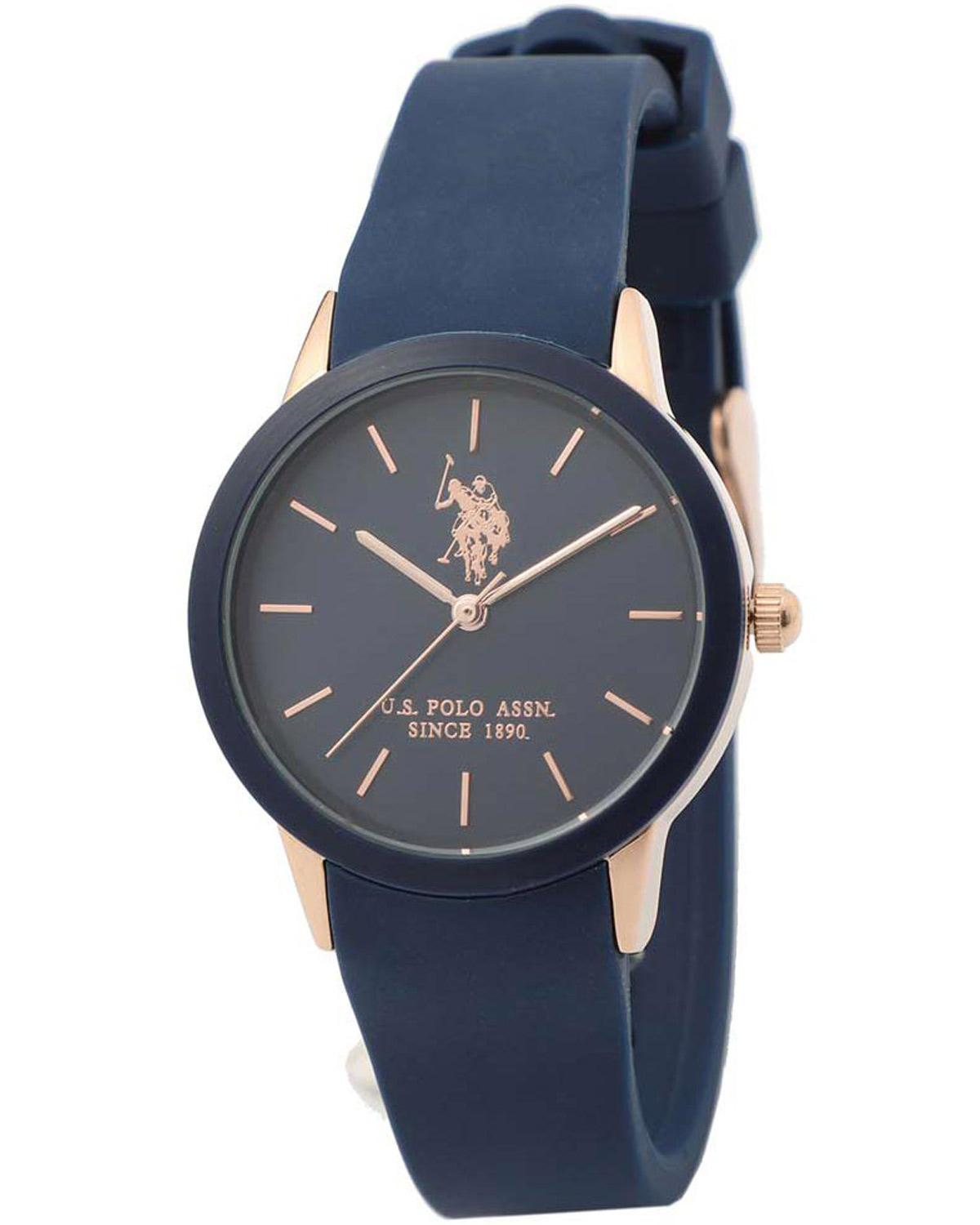  U.S. POLO Skyler - USP8155BL, Rose Gold case with Blue Rubber Strap 2025