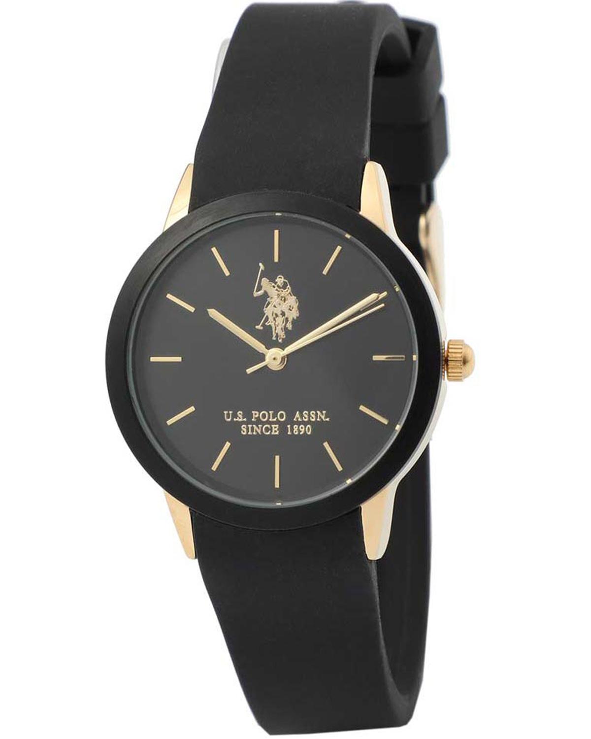  U.S. POLO Skyler - USP8156YG, Gold case with Black Rubber Strap 2025