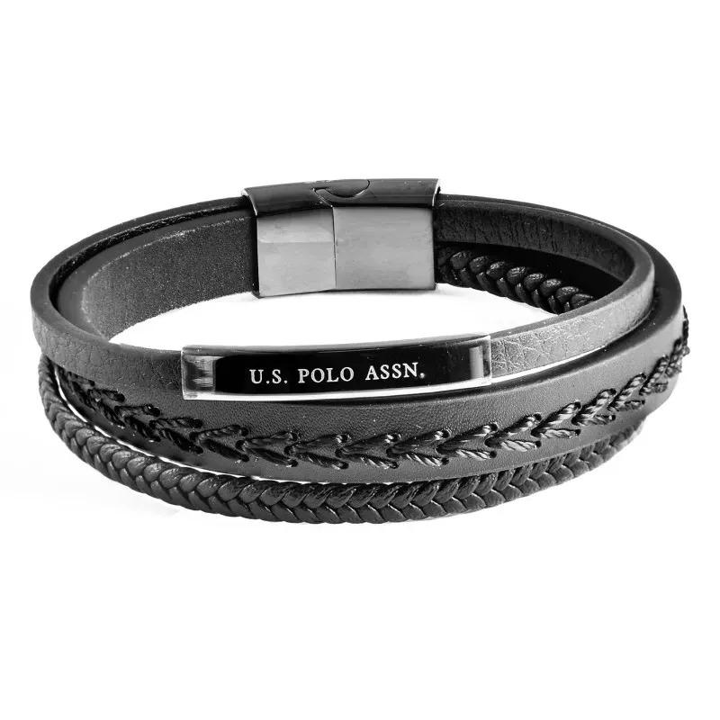 U.S. Polo Jewellery U.S. POLO Βραχιόλι από Aνοξείδωτο ατσάλι Black JW9270BR