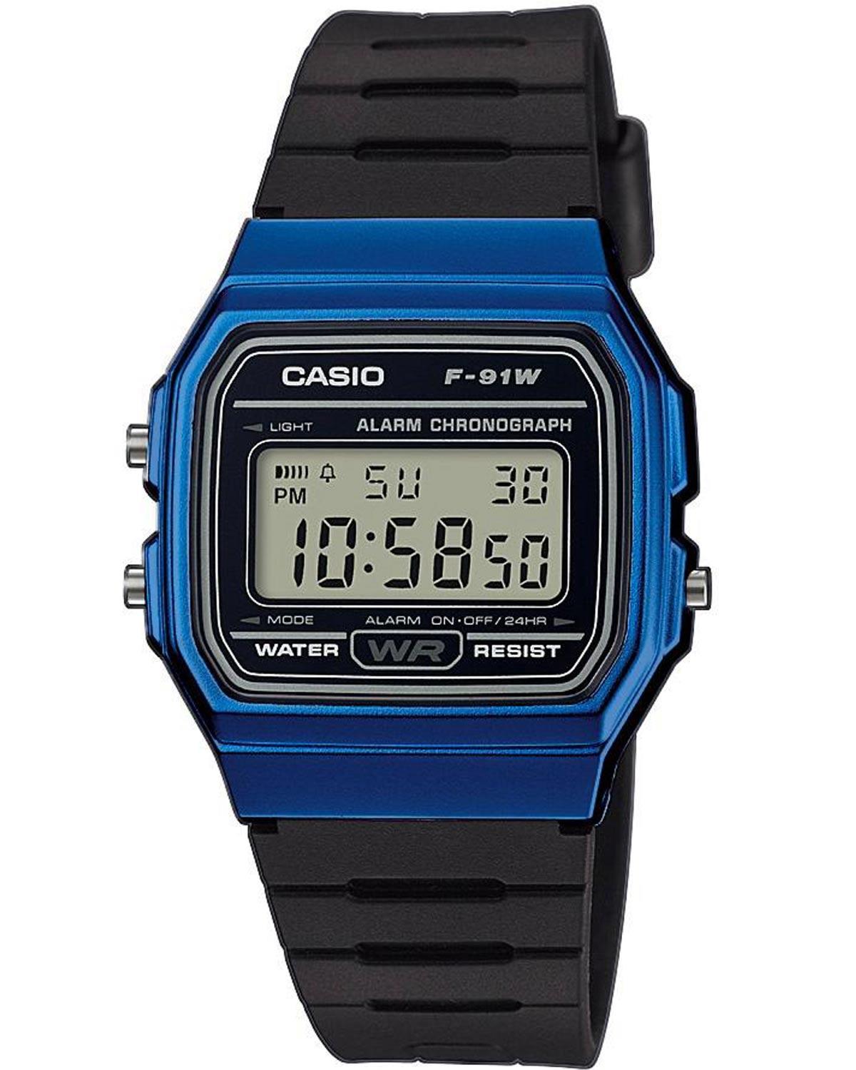 CASIO Chronograph F-91WM-2AEF