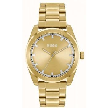 BOSS Bright - 1530354,  Gold case with Stainless Steel Bracelet