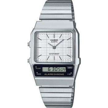 CASIO Collection - AQ-800E-7AEF,  Silver case with Stainless Steel Bracelet