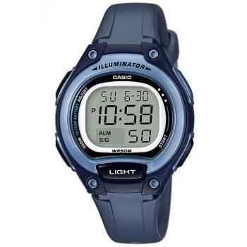 CASIO Collection - LW-203-2AVEF,  Blue case with Blue Rubber Strap 
