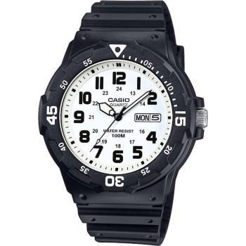 CASIO Collection - MRW-200H-7BVEF,  Black case with Black Rubber Strap 