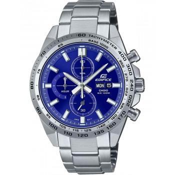 CASIO Edifice Chronograph  - EFR-574D-2AVUEF,  Silver case with Stainless Steel Bracelet