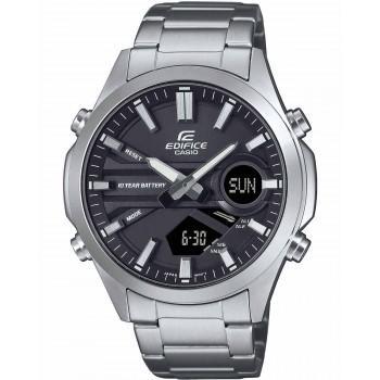 CASIO Edifice Chronograph  - EFV-C120D-1AEF,  Silver case with Stainless Steel Bracelet