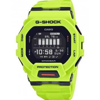 CASIO G-Shock Bluetooth G-Squad - GBD-200-9ER  Light Green case with Light Green Rubber Strap 