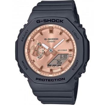 CASIO G-Shock Chronograph - GMA-S2100MD-1AER  Black case with Blue Rubber Strap