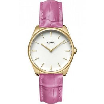 CLUSE Feroce Petite - CW11213, Gold case with Pink Leather Strap